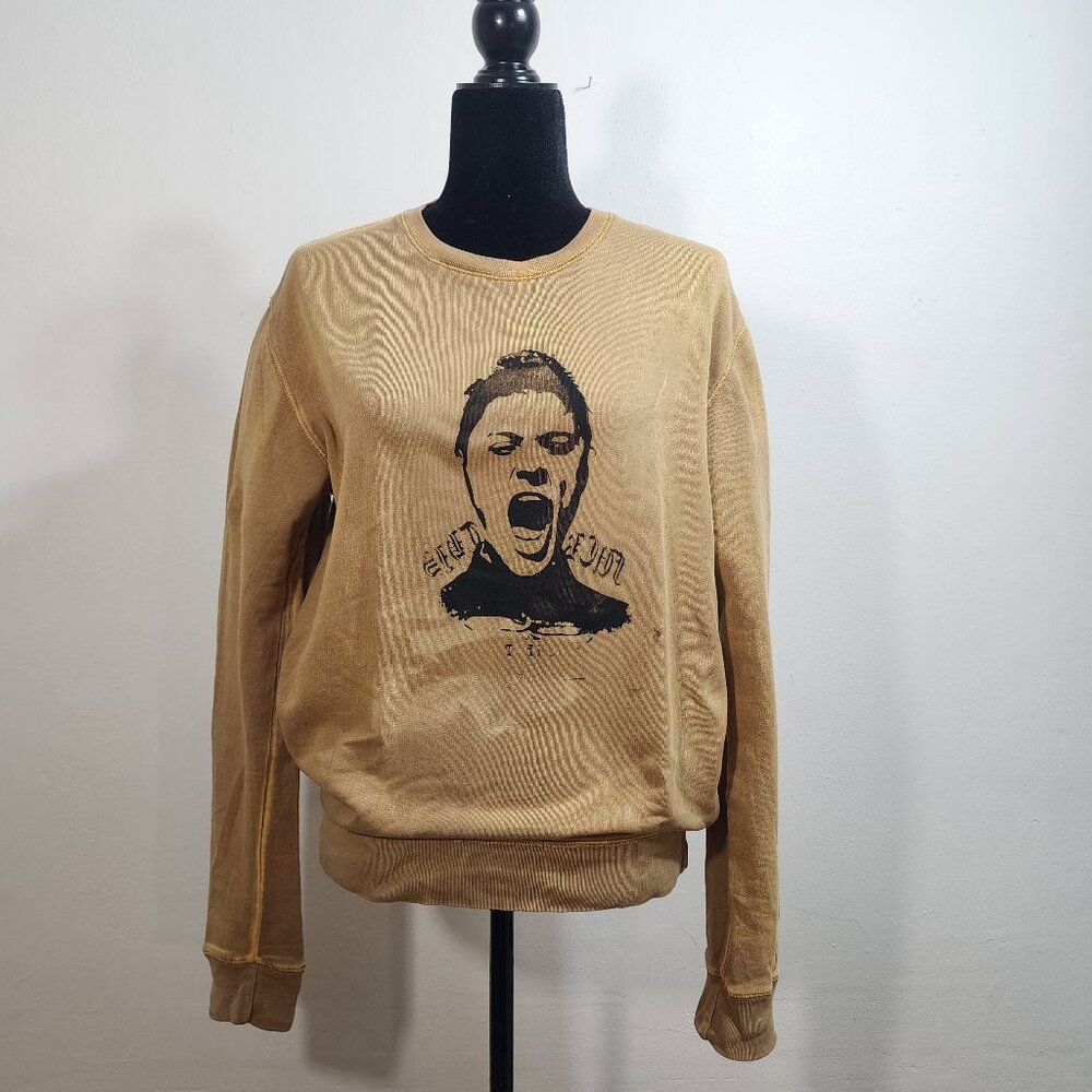 Zadig & Voltaire sweater, upcycled, printed